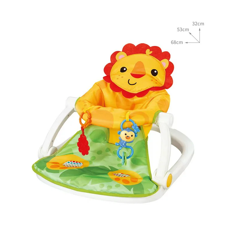 Comfortable Soft Cushion Cute Animal Baby Chair best Design Soft Rocking Lamb