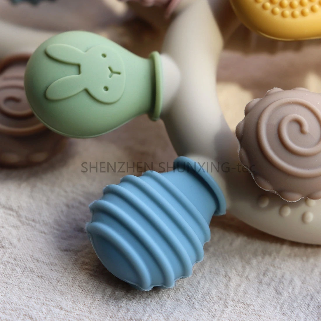 Explosive Models Teethers Rings Teething Safe And Soft Bite Food Grade Full Silicone Baby Teether Toys For Kids Toddler