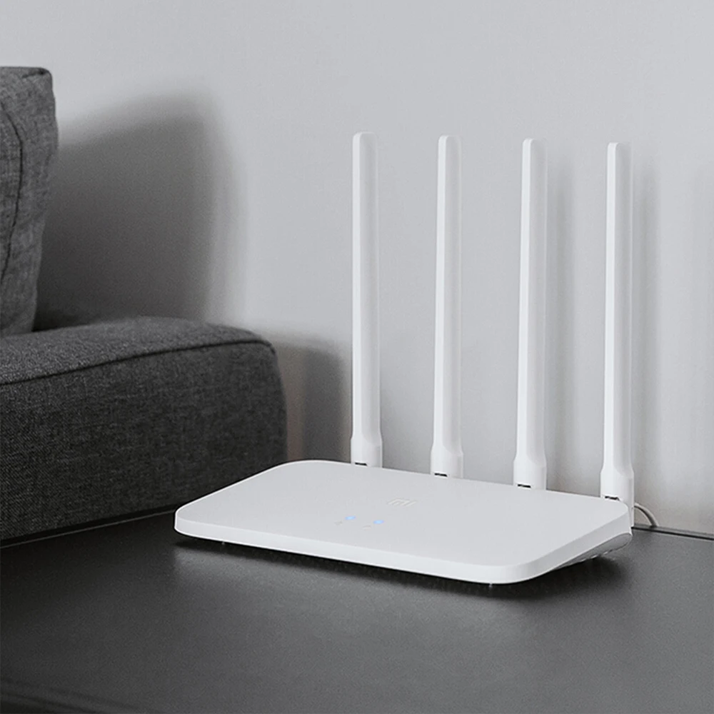  Mi Wi-Fi роутер 4C Roteador управление через приложение 64 ОЗУ 802 11 b/g/n 2 4G 300 Мбит/с с 4 антеннами ретранслятор для