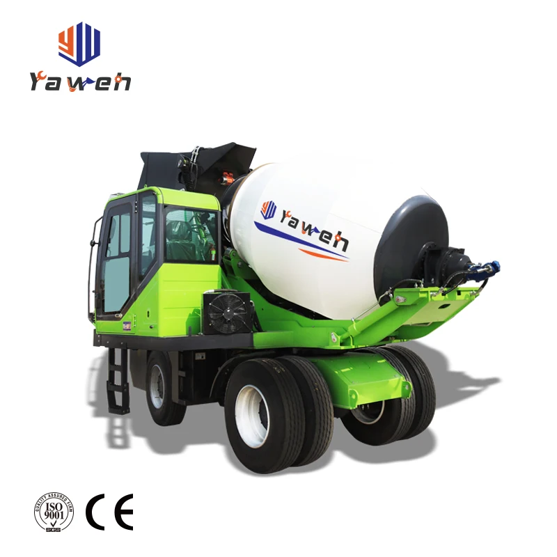 Бетонобетономешалка yaweh CMT6500R самозагружающаяся Бетономешалка с насосом