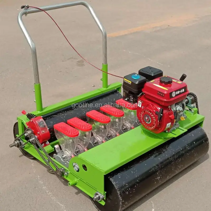 Farm sowing tool vegetables hand push planter 10 rows  manual automatic seeder