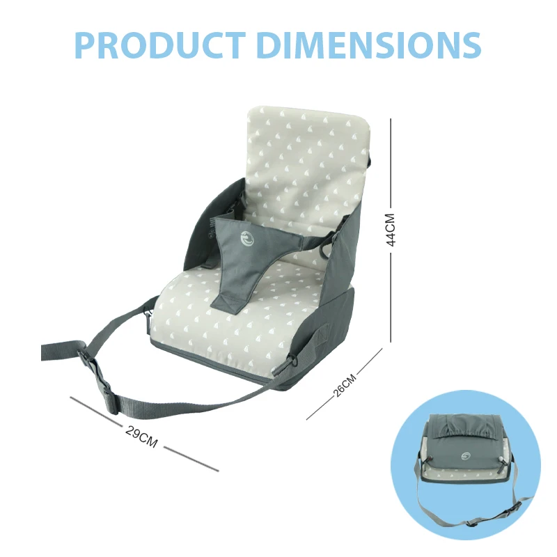 Portable outdoor baby chair feeding chair kids foldable dining chair portable mummy bag fashion booster seat