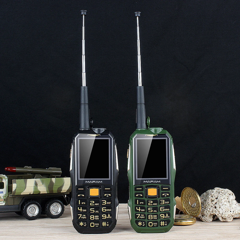 2.4 inch rugged mafam celular M2+ walkie talkie phone with antenna strong signal in the mountains telephones sell usa mexico