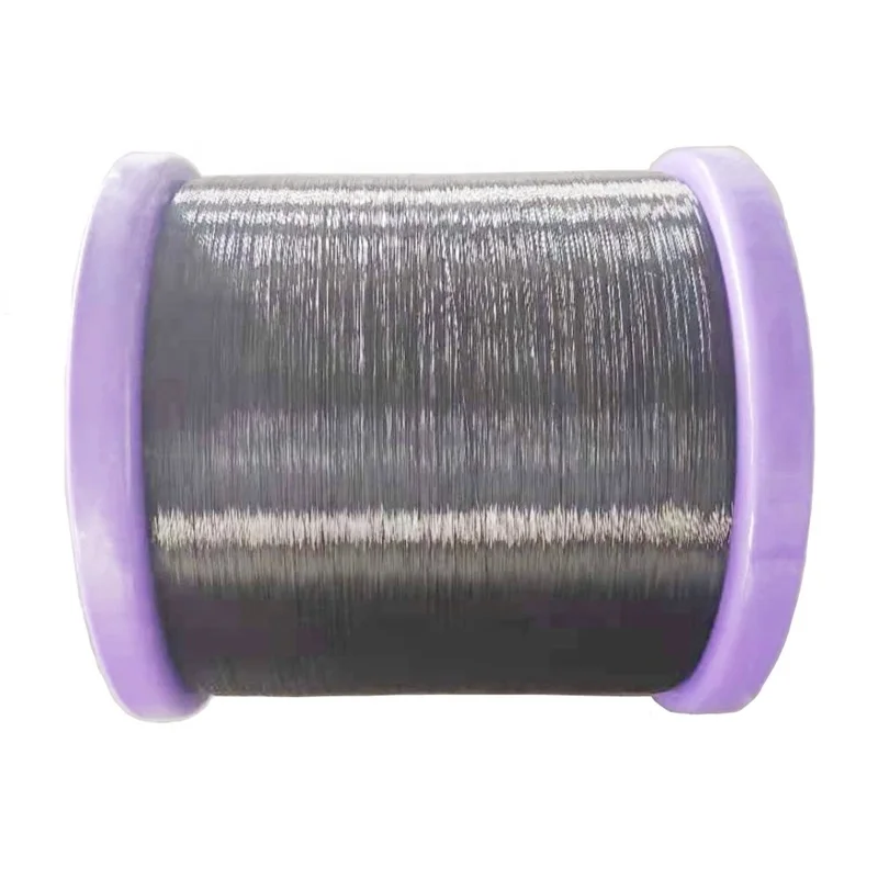 0.22mm Polyester Monofilament Yarn Black PES/PET Monofilament for Automobile Braided Sleeve