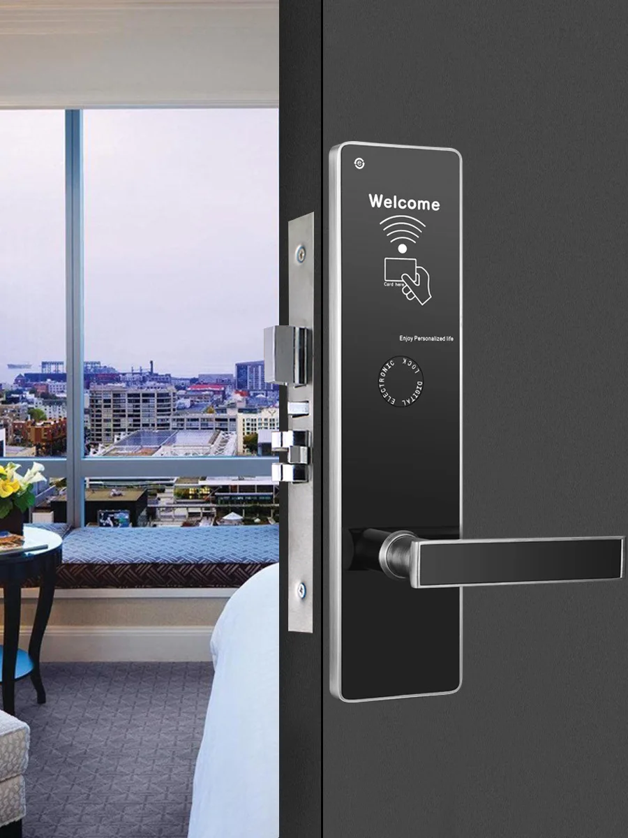 Electronic lock for hotel door Hotel lock rfid electronic hotel lock