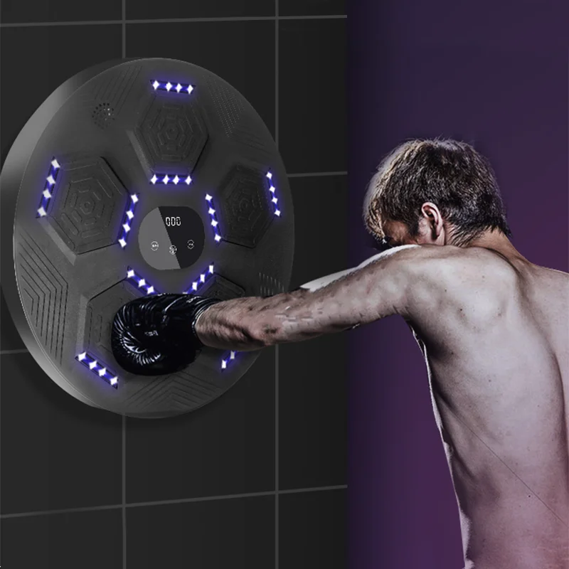 Cheap price Boxing training Reaction speed training Multi programs&speeds With bluetooth Smart music boxing machine wall target