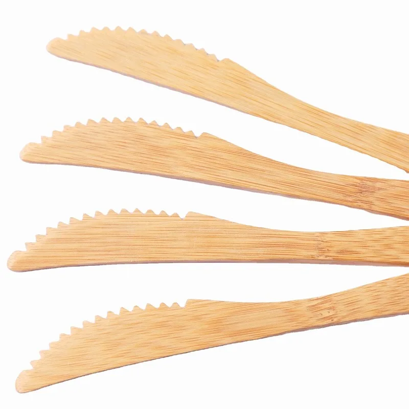 High quality kitchen coconut knife Butter Bamboo knife