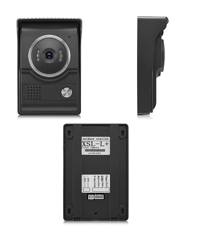 L+-V70W  factory direct good quality smart doorbell with waterproof camera video door phone system intercom doorbell