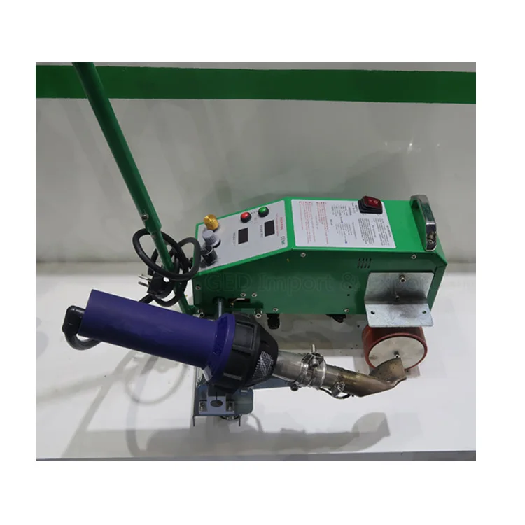 Guangzhou GED-AWM2000 Automatic Flex Banner Welding Machine hot air Plastic PVC tarpaulin Welder for Vinyl with CE for Tent