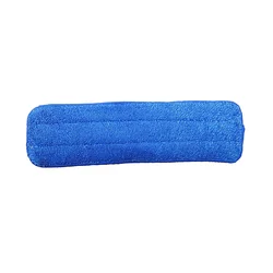 Microfiber mop pad for flat mop refill