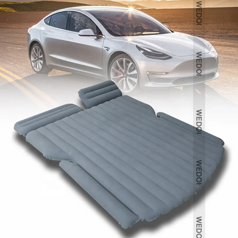 Car Air Mattress Travel Bed For Tesla Model Y 1.9 m Moisture-proof Inflatable Mattress Air Bed Car Back Seat Sofa