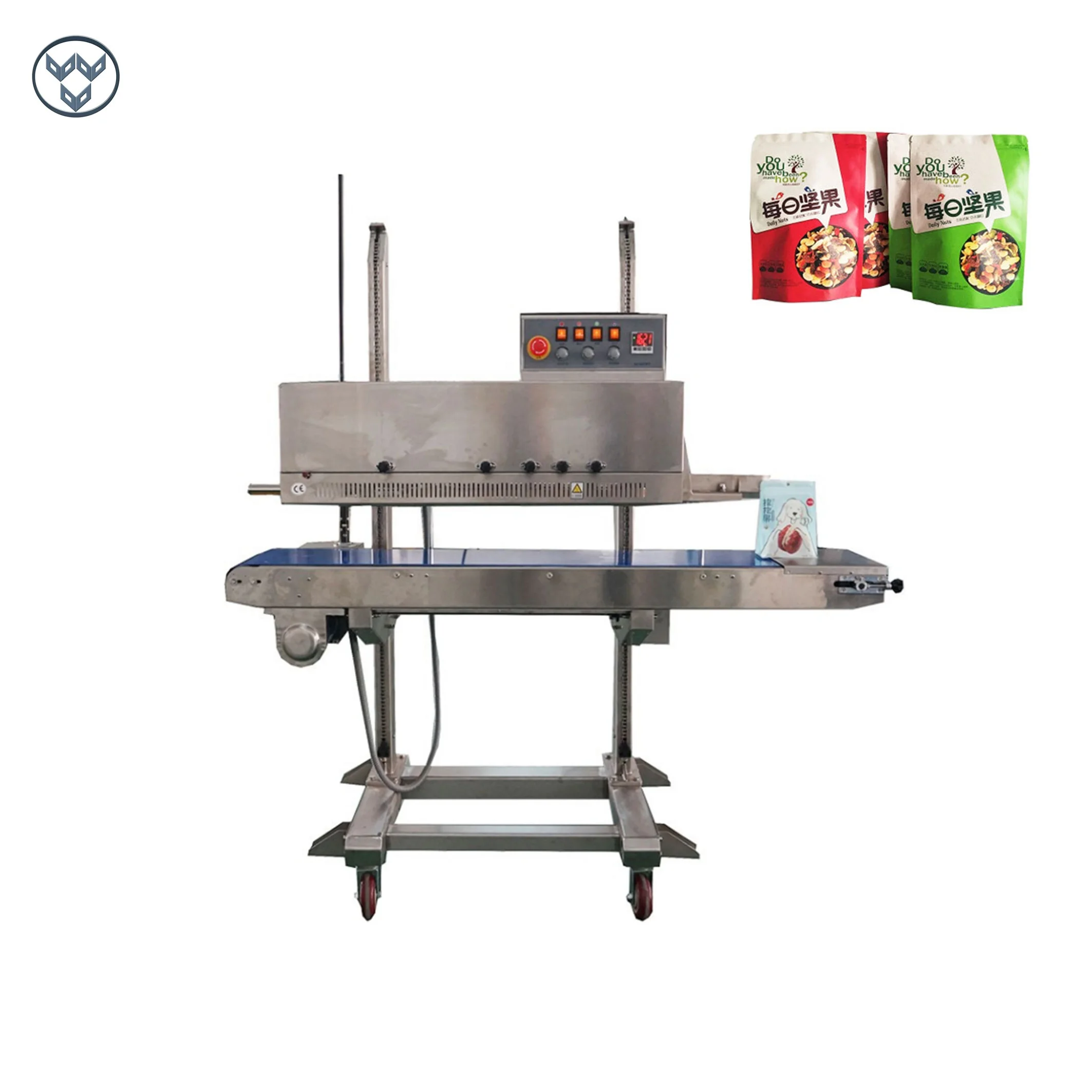 Bag Sealer Machine Automatic Food Aluminum Metal Tin Can Sealing Packing Machine