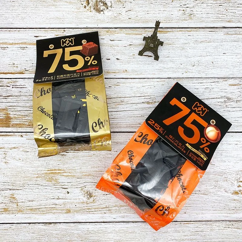 Chaoyouwei Chocolate 142g Snack Wholesale Food 75% Hazelnut Truffle Shaped Dark Chocolate