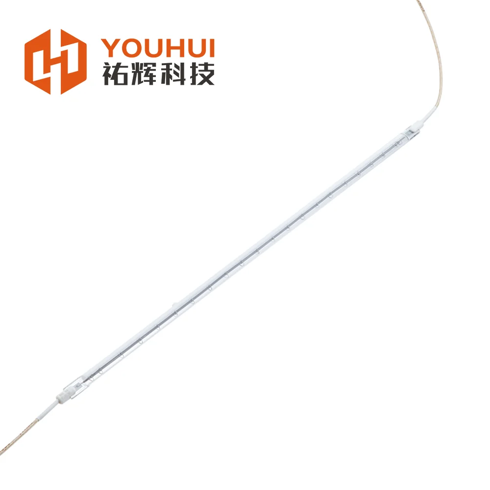 R7S 2000w 235v white quartz heating tube plated infrared lamp