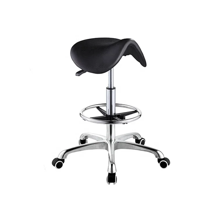 
Customized shape height adjustment ESD stool chemistry PU lab chair 