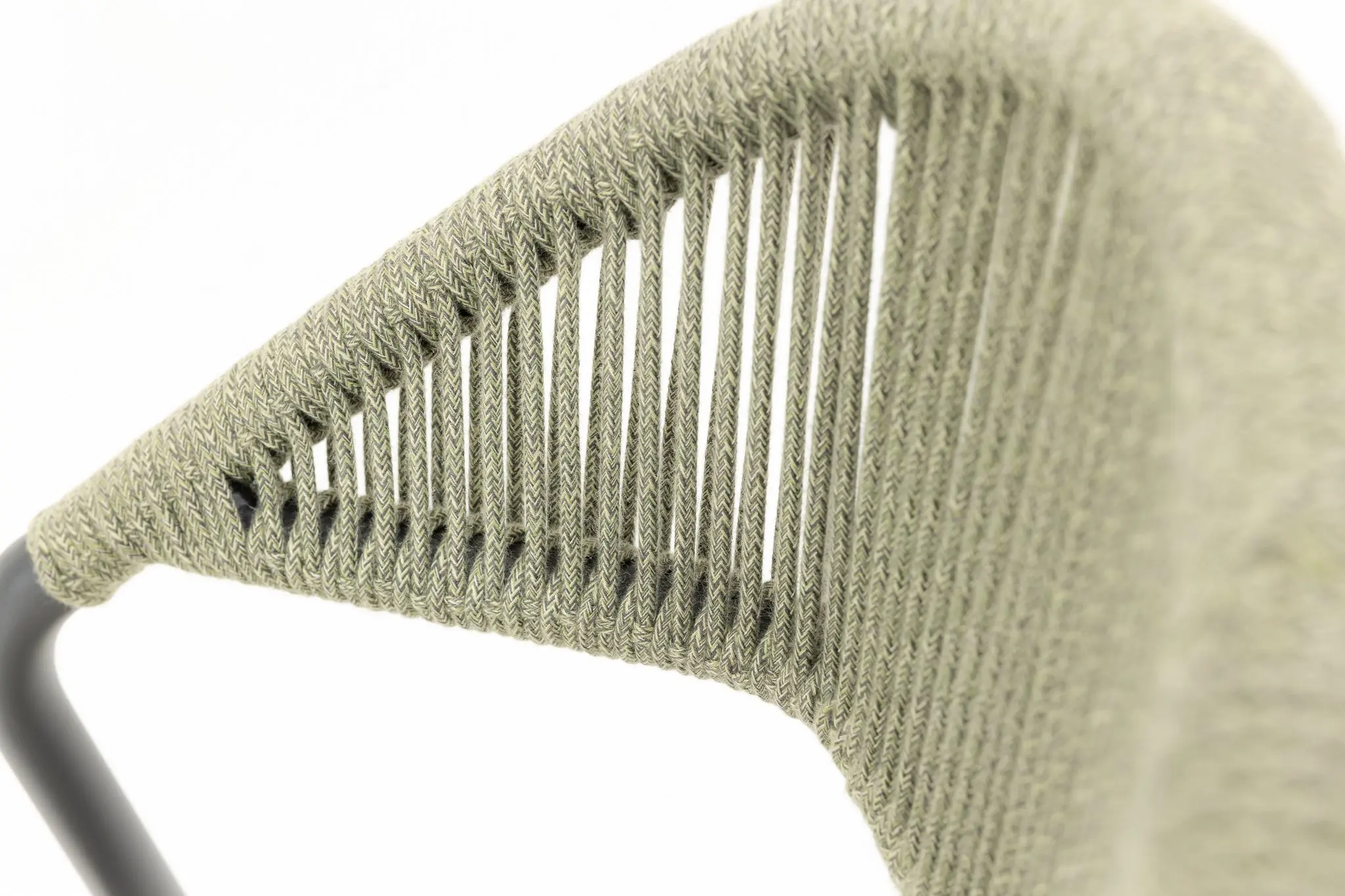 3-Piece Rope Weave Balcony Set Outdoor Furniture Coffee Table And Chair Weave Armchairs With Side Table