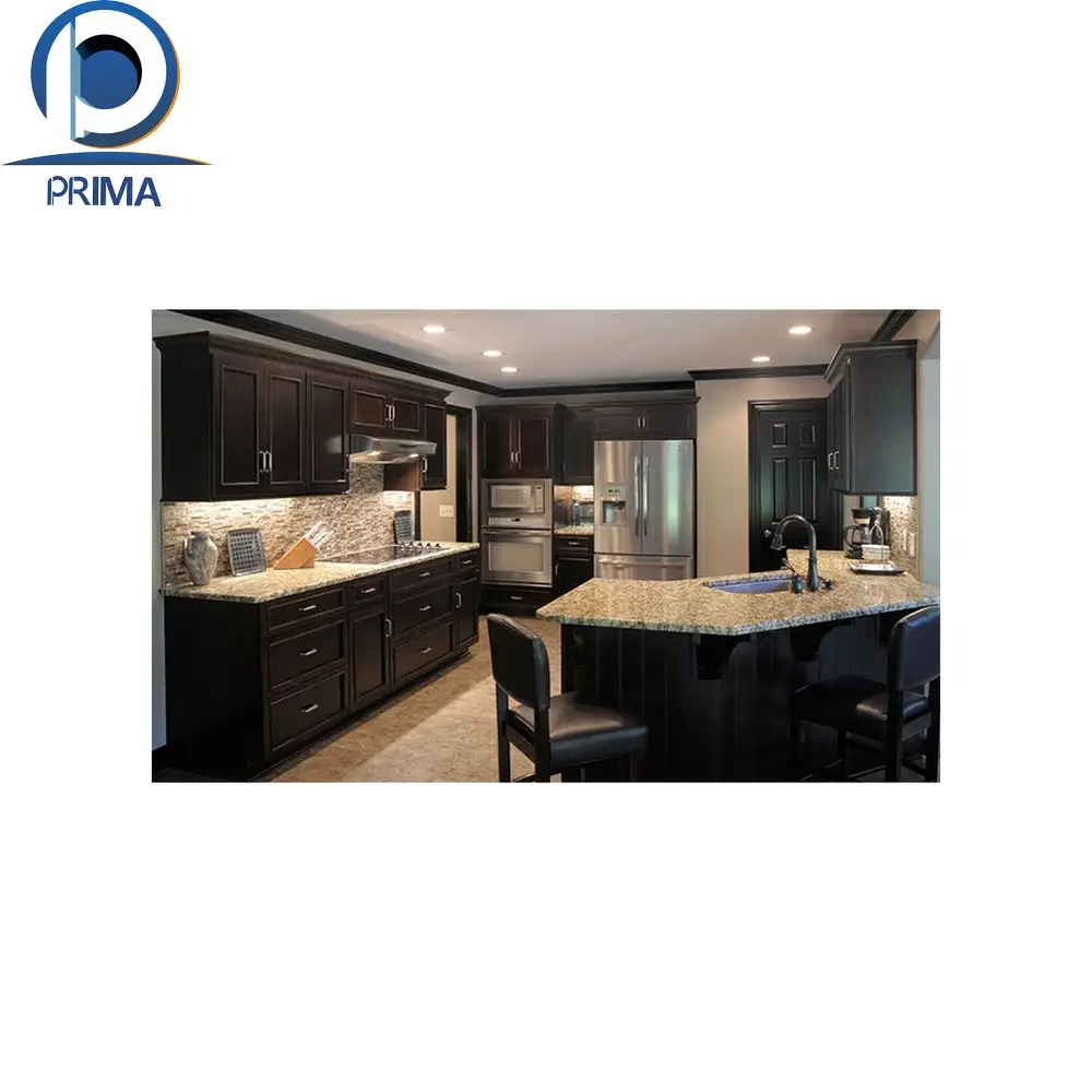 Modern Wooden Furniture Shaker Style Solid Wooden Kitchen Cabinet