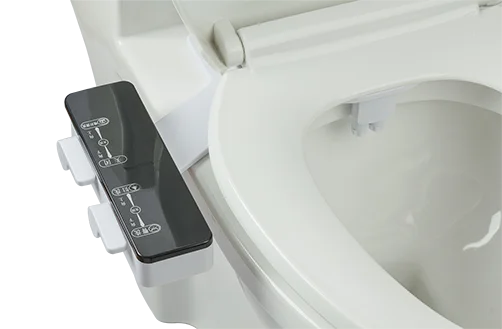 New Model Super Slim Self Cleaning Dual Nozzle Front Rear Feminine Wash Mechanical Bidet Toilet Attachment