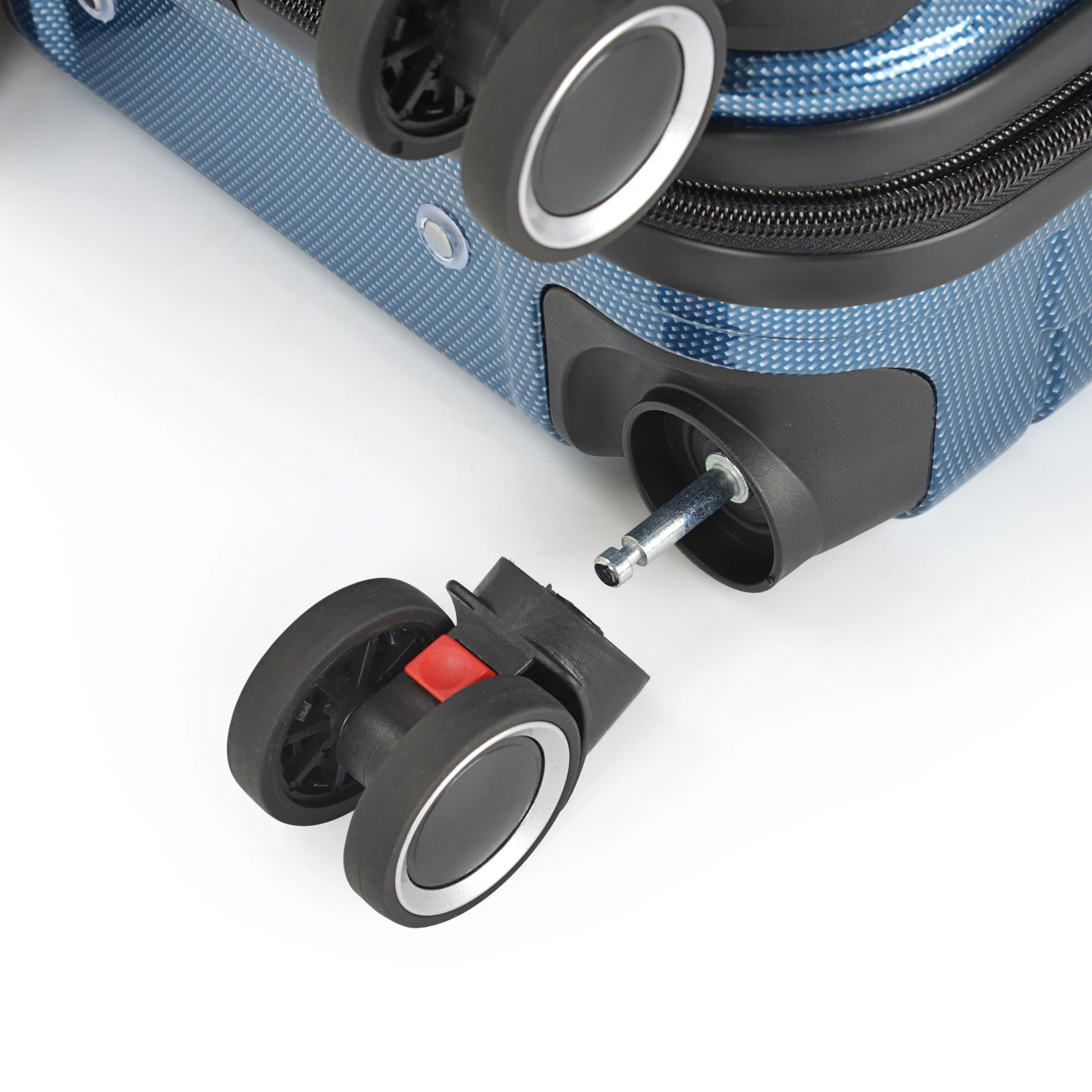 Wholesale fashion design PC alloy aluminum frame suitcase custom portable wide tie rod hard shell waterproof carry on luggage