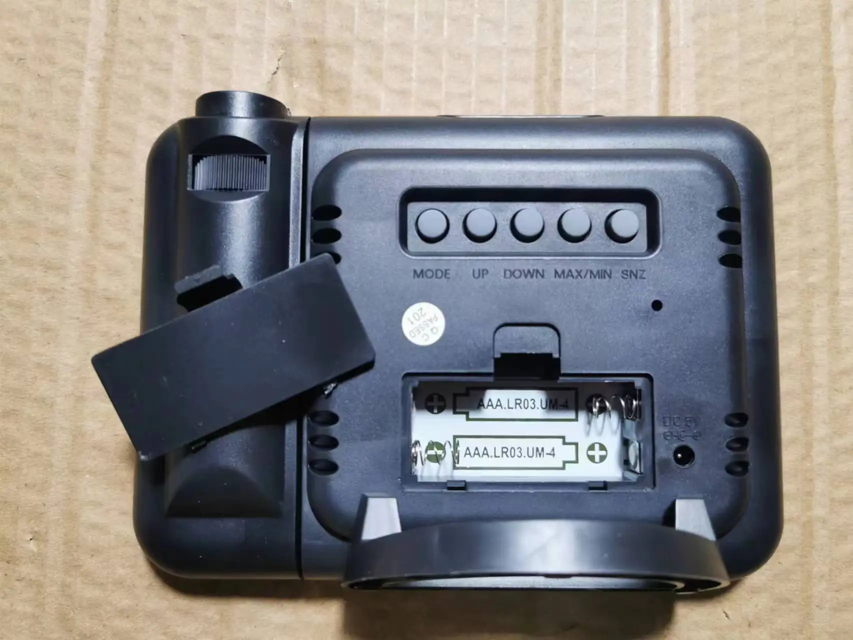 2024 Digital calendar weather station time temperature  projection table alarm digital clock