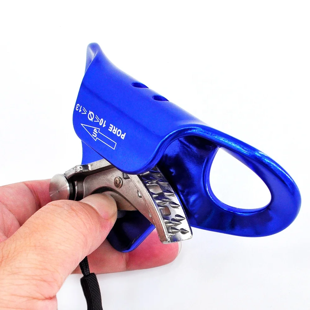 Climbing Chest Ascender for Work at Height Rope 8 To13mm Outdoor Accessories PE Bag Aluminium Alloy Rock Climbing Ascending