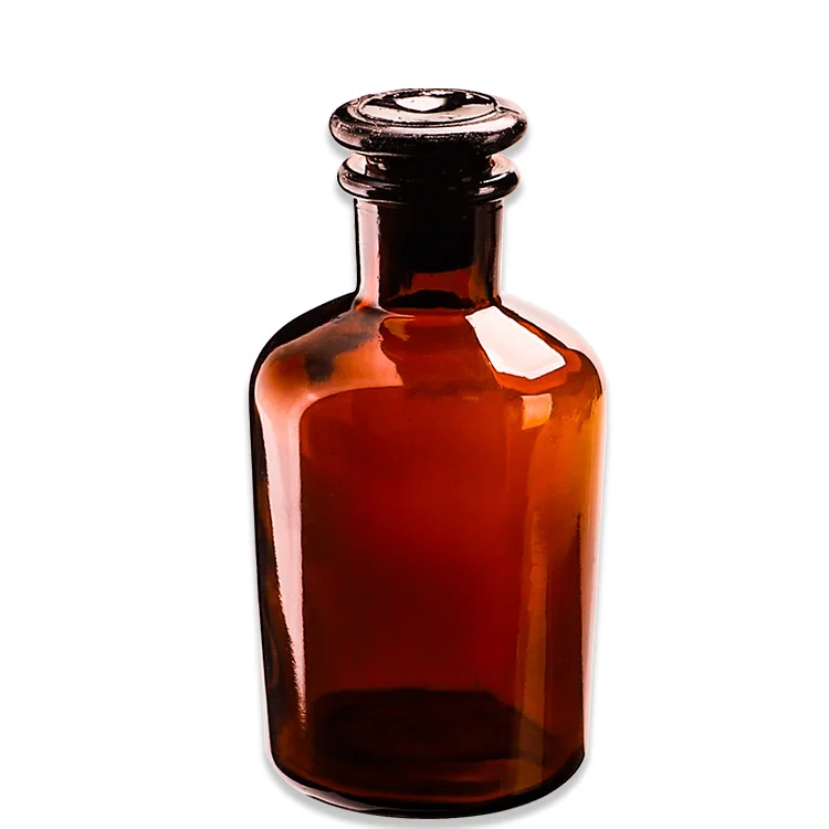 Low price 100ml medical reagent glass bottle with screw lid