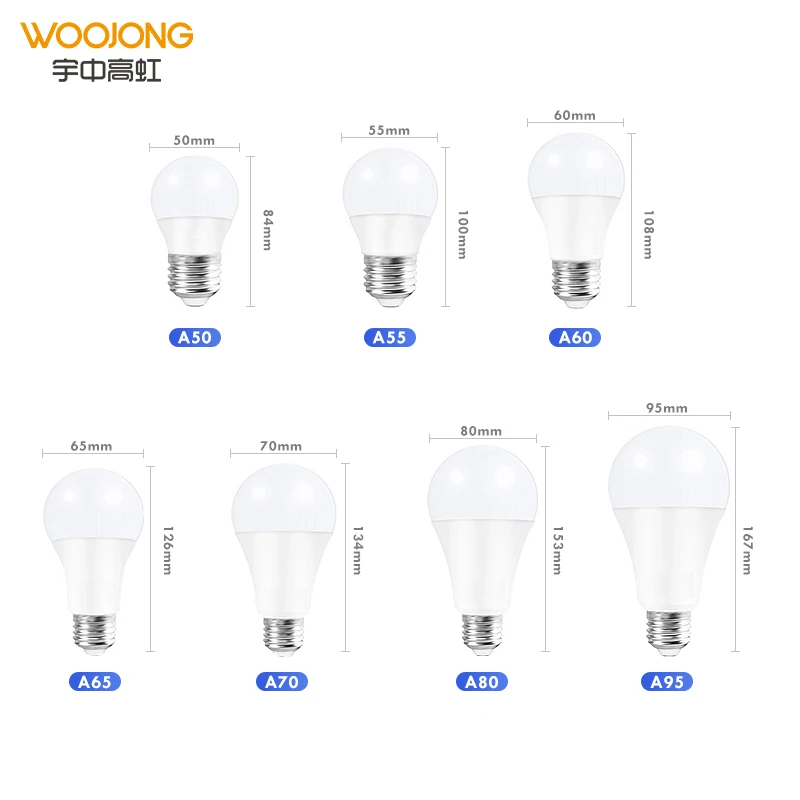 Светодиодная лампа 5W-24W E14/E26/E27 переменного тока 165-265 В 80 дюймов 15000 жилых помещений в Дубае
