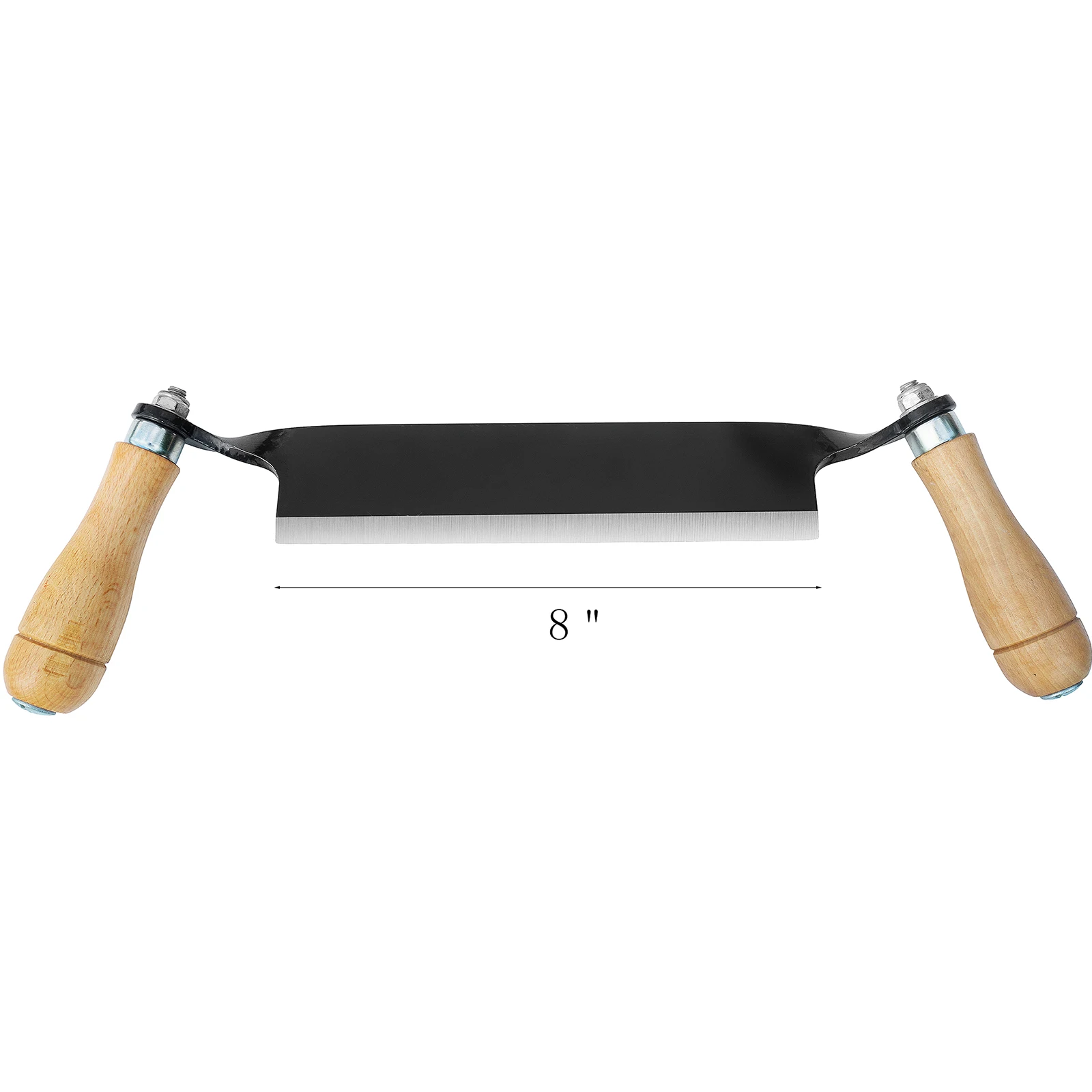 Woodworking Scraper Scraper Straight 8 Inch Arc Scraper 65 Manganese Flat Planer Wood Handle