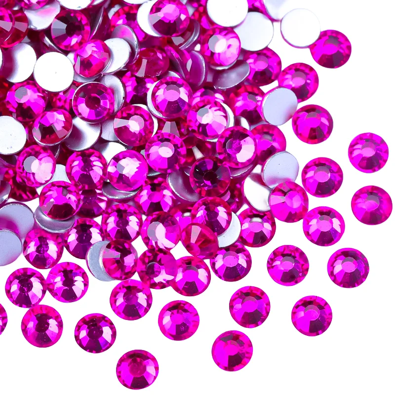 Juli SS3-SS30 2025 New Purple colorful Non Hotfix Rhinestone Crystal Glue On Diamond Rhinestones For Garment Nail DIY Decoration