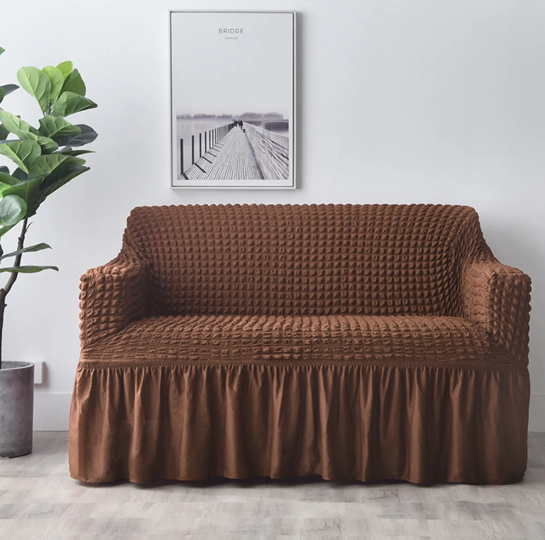 Latest 2020 new design 3D home decoration many color single double three four-seat elastic sofa cover slipcover