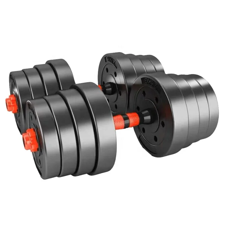 40KG Adjustable Dumbbell Set Manufacture Home Use Equipments Fitness Cement Weigts Free Weight Dumbbell Sets