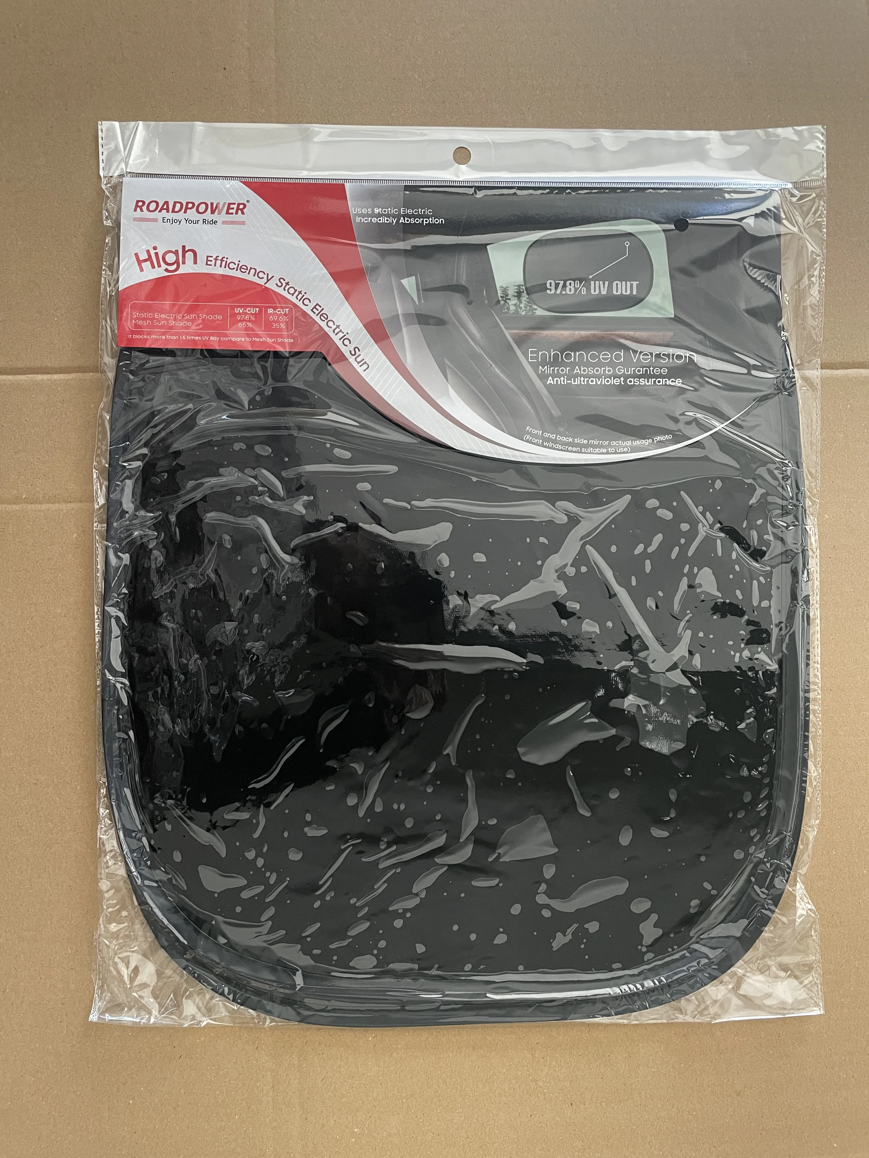 High quality window foldable Car static cling sunshade film PVC car sunshades for side windows