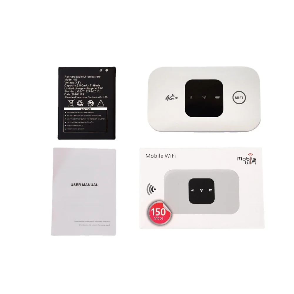 High Speed 4g Lte Cat4 Modem Wireless Hotspot Mobile Routeur Portable Mifis 4g Pocket Wifi Router With Sim Card Slot