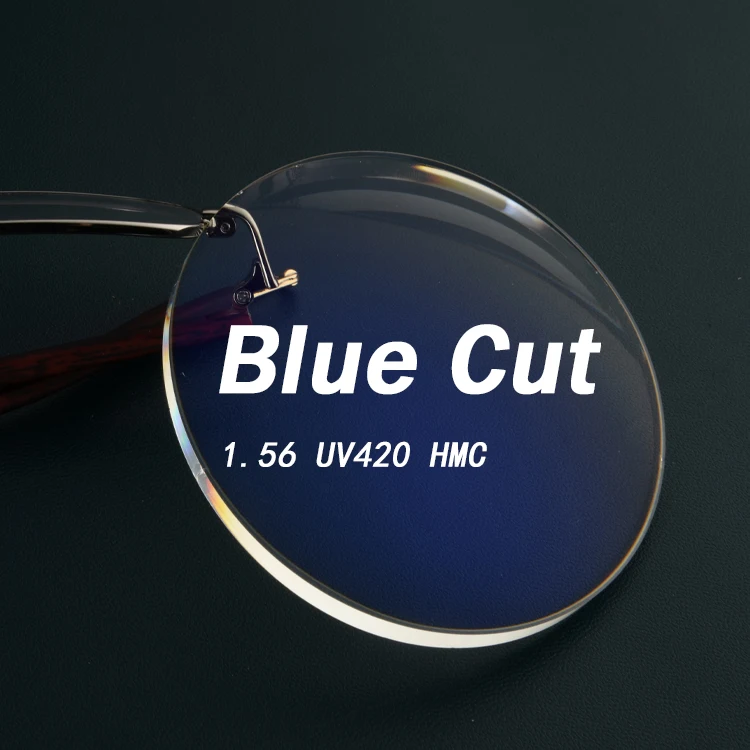 Blue Cut 1.56 UV420 Blue Block Lens Single Vision Lens ASP  Lenses 1.56 SHMC  Optical Lenses
