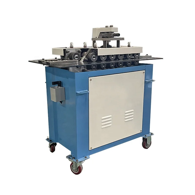 16 gauge multi-function air tube snap hvac duct sheet metal Pittsburgh lock making seamer former forming lockformer machine