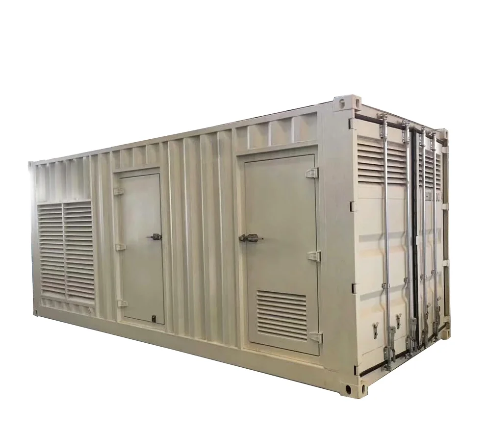 Silent gas generator with 6 cylinder as prime power