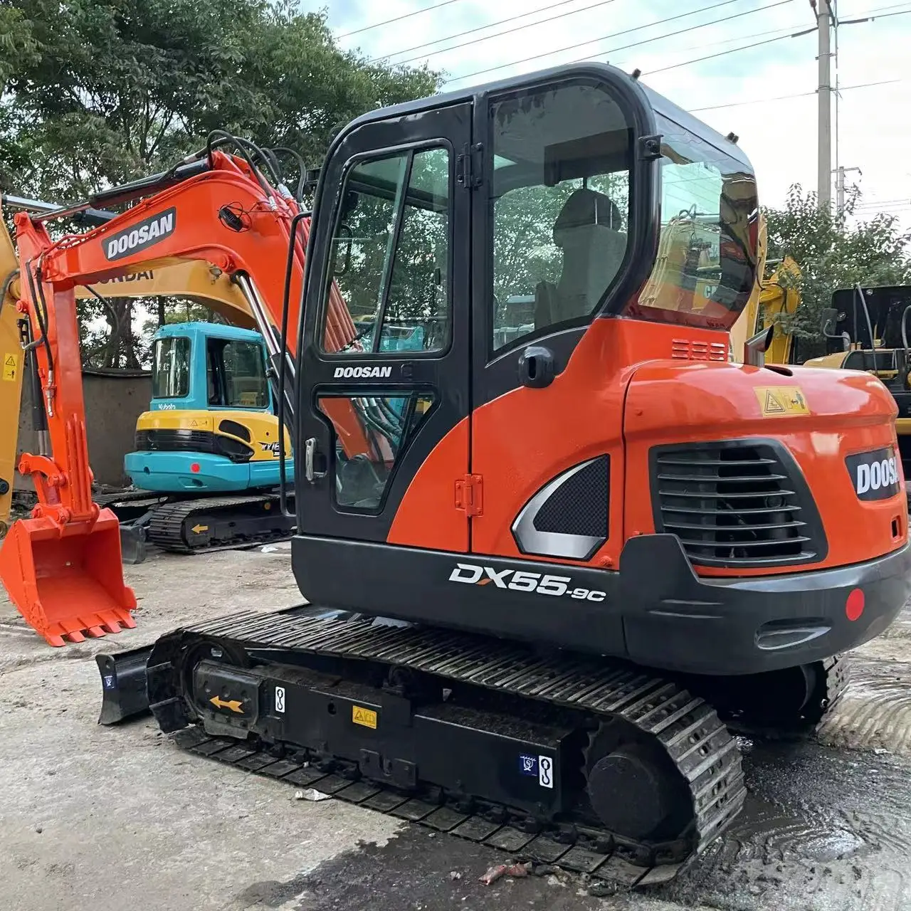 Used Doosan Dx55 Excavator Hq Low Energy Consumption Best Selling Used Doosan Excavator Dx55 DX60 DH55 DH60 for Construction