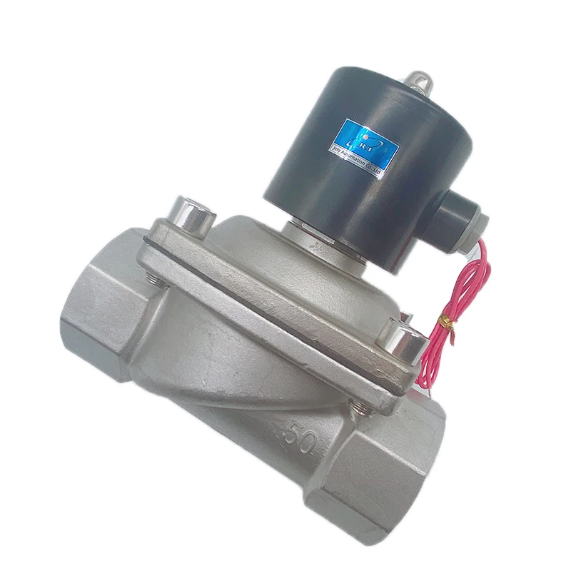 Best Price  2' Stainless Steel DN50 Water Air Solenoid Valve 12v Dc 220v Ac 2S500-50 Valve