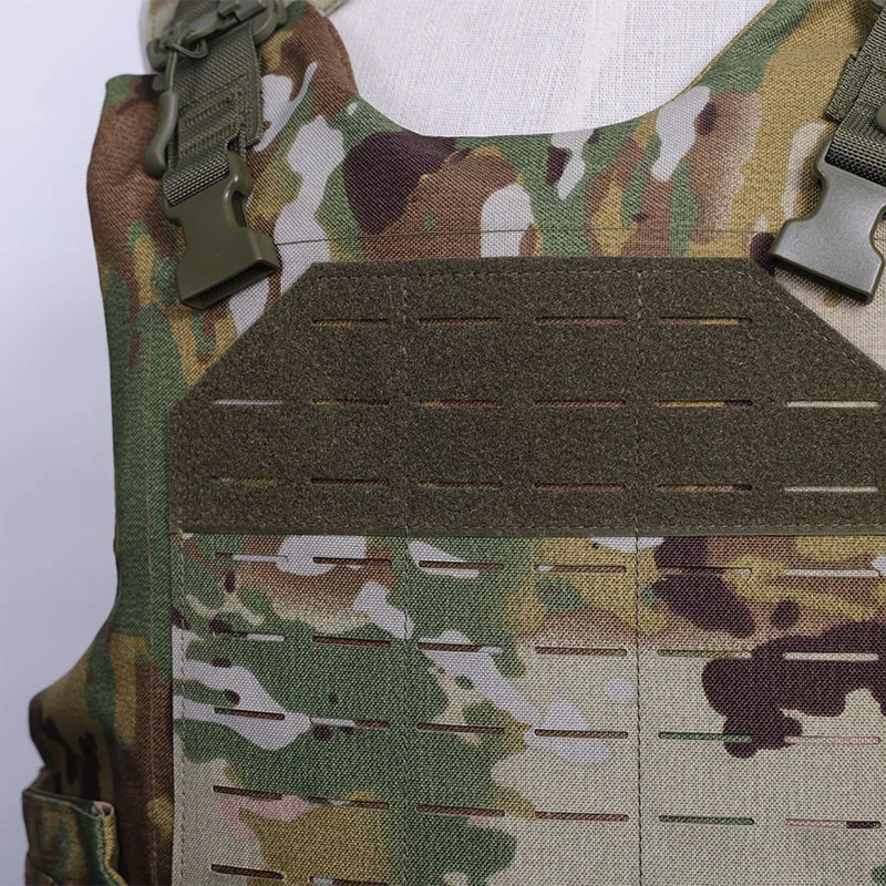 High Quality Tactical Camouflage Quick Release Vest - with MOLLE System - with EVA Pad - US Plus Size Protective Vest