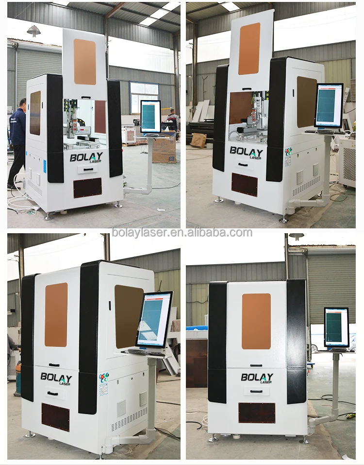 Small enclosed fiber laser cutting machine for metal plate 2KW 1500W 1000W 400*400MM 600*600MM