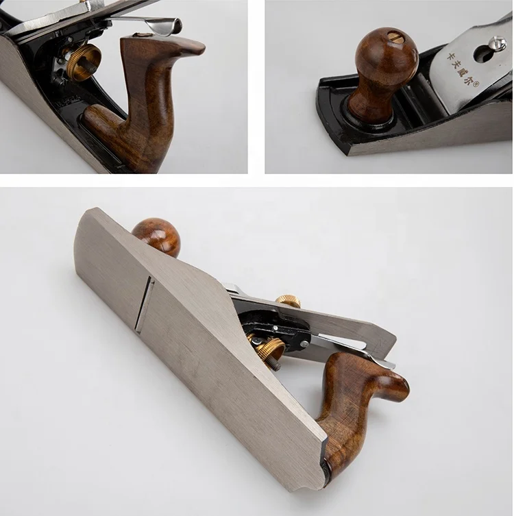 KAFUWELL-CU3235 Euro style iron low angle JACK PLANE wood working carpenter DIY with #3 #4 #5 #6 mini 5 different