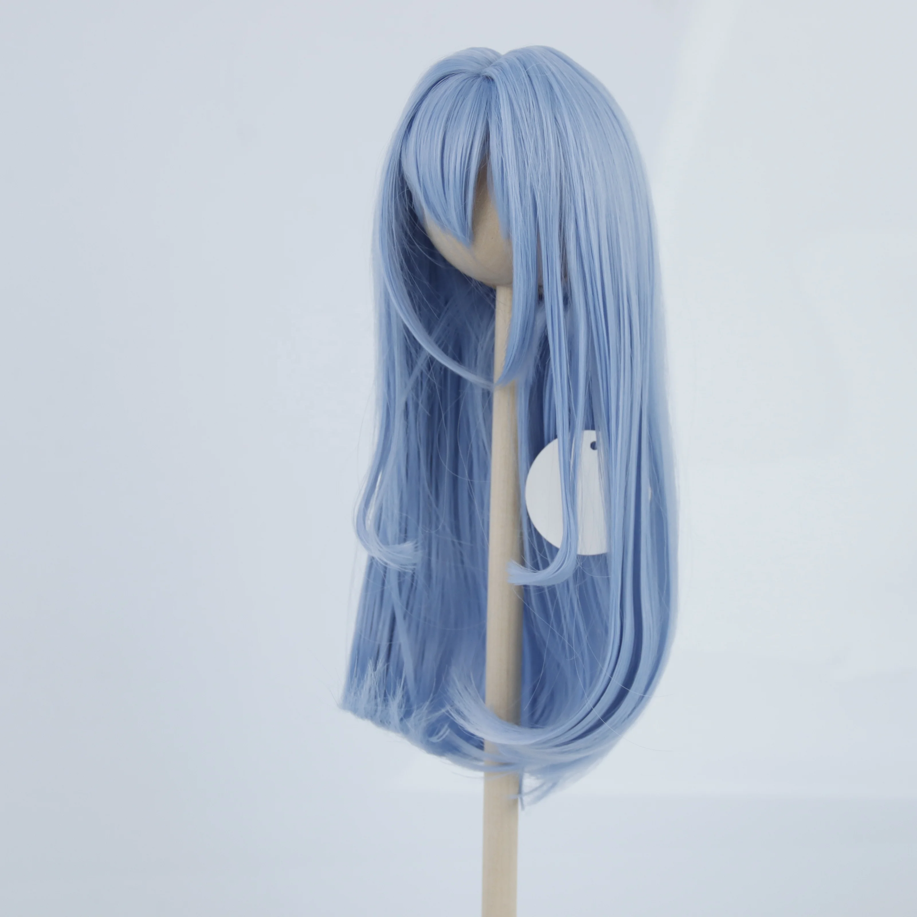 Purple Blue BJD hair synthetic remy wig for 8-9 inch 1/3 SD bjd doll accessories inner buckle 22cm to 24cm head wigs