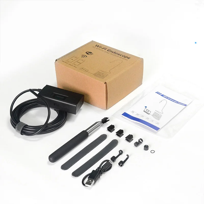 2021 Best Selling Wifi Endoscope Camera 1080P HD Semi-Rigid Snake Visual Camera  handheld industrial borescope for iPhone