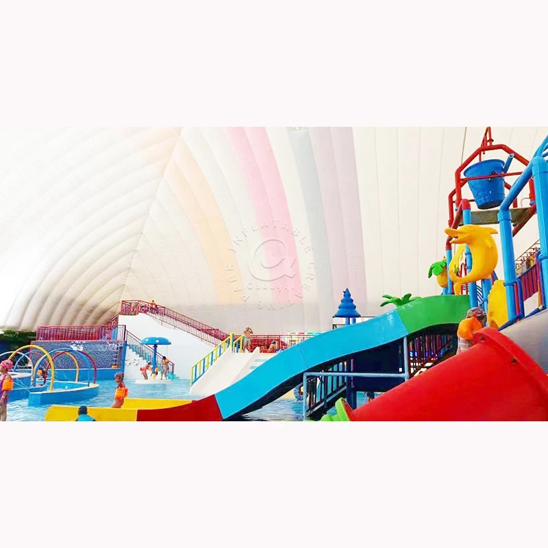 Huge Cover Inflatable Building Air Supported Dome Structures Pneumatic Hangar Membrane Tent