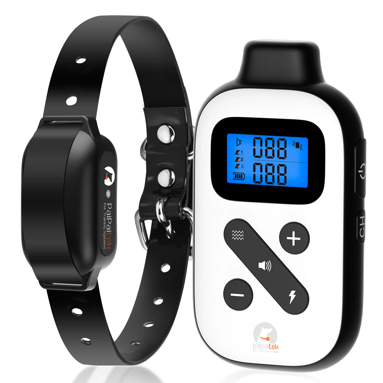 2022 Новый Дизайн Перезаряжаемый водонепроницаемый электрический ошейник для собак с пультом дистанционного управления для средних собак