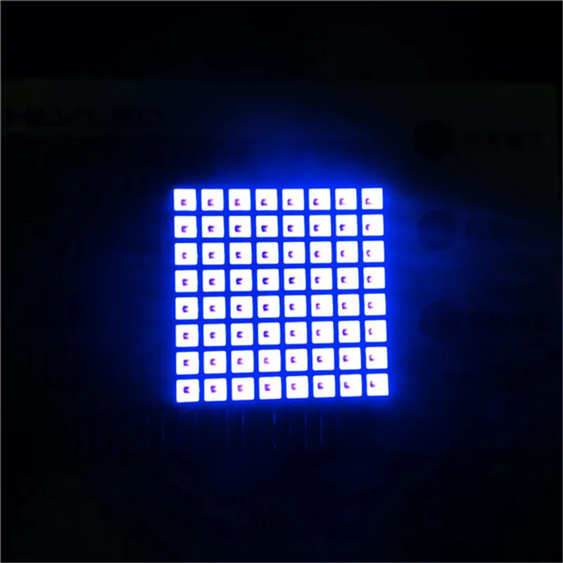 1 2 дюймовая 3 мм RGB 8x8 светодиодная матрица белая квадратная rgb Светодиодная панель 32x32