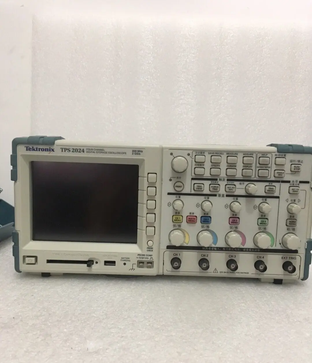 Tektronix TDS 2024, 200 MHz, 2GS/s, Four Channel Digital Storage Oscilloscope