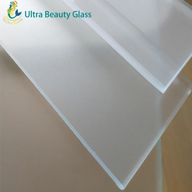High Quality Safety Pattern Acid Etched Frosted Glass for Decoration Factory Wholesale Price