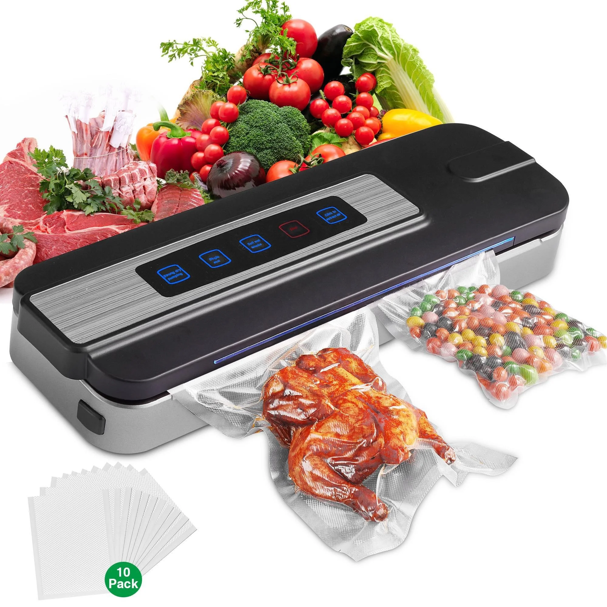 CE electric sealer machine vacuum sealer vacuum packing vacuum sealer machine