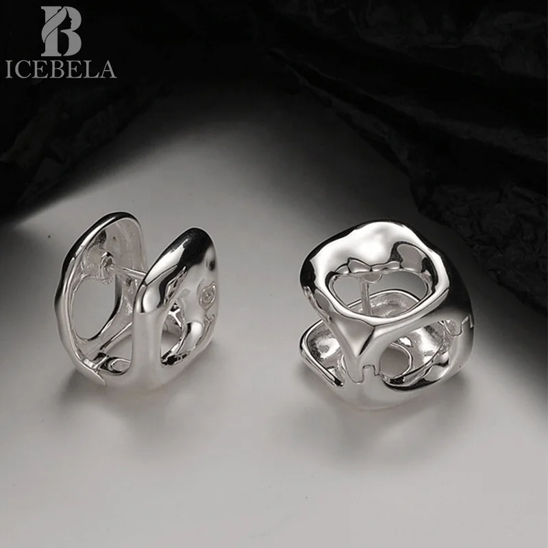 Женские серьги-Клипсы из серебра 925 пробы